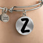 Initial Z v1b - Bangle Bracelet