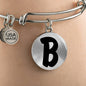Initial B v1b - Bangle Bracelet