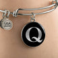 Initial Q v2a - Bangle Bracelet