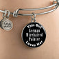 German Wirehaired Pointer v2 - Bangle Bracelet