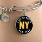 Heart In New York - Bangle Bracelet