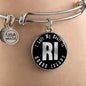 Heart In Rhode Island v02 - Bangle Bracelet