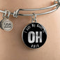Heart In Ohio v02 - Bangle Bracelet