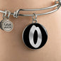 Initial O v2b - Bangle Bracelet