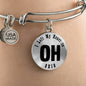 Heart In Ohio v01 - Bangle Bracelet