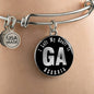 Heart In Georgia v02 - Bangle Bracelet