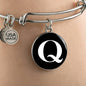 Initial Q v3a - Bangle Bracelet