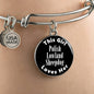 Polish Lowland Sheepdog v2 - Bangle Bracelet