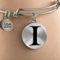 Initial I v1a - Bangle Bracelet