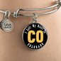 Heart In Colorado - Bangle Bracelet