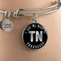 Heart In Tennessee v02 - Bangle Bracelet