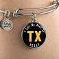 Heart In Texas - Bangle Bracelet