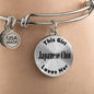 Japanese Chin - Bangle Bracelet