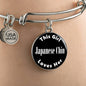Japanese Chin v2 - Bangle Bracelet
