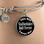 Staffordshire Bull Terrier v2 - Bangle Bracelet