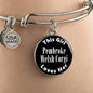 Pembroke Welsh Corgi v2 - Bangle Bracelet