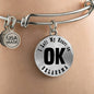 Heart In Oklahoma v01 - Bangle Bracelet
