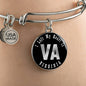 Heart In Virginia v02 - Bangle Bracelet