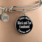 Black and Tan Coonhound v2 - Bangle Bracelet