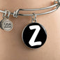 Initial Z v3b - Bangle Bracelet