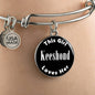 Keeshond v2 - Bangle Bracelet