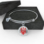Tryzub (Red) v2 - Bangle Bracelet