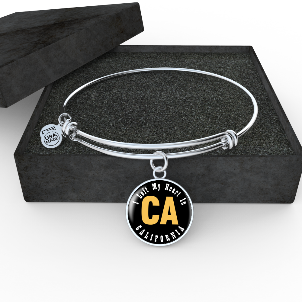 Heart In California - Bangle Bracelet