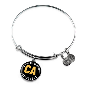 Heart In California - Bangle Bracelet
