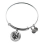 Tryzub (Black) - Bangle Bracelet