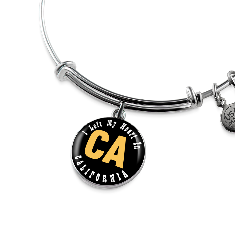 Heart In California - Bangle Bracelet