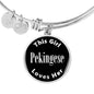 Pekingese v2s - Bangle Bracelet