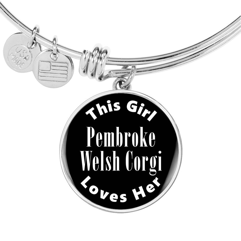 Pembroke Welsh Corgi v2 - Bangle Bracelet