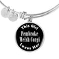 Pembroke Welsh Corgi v2 - Bangle Bracelet