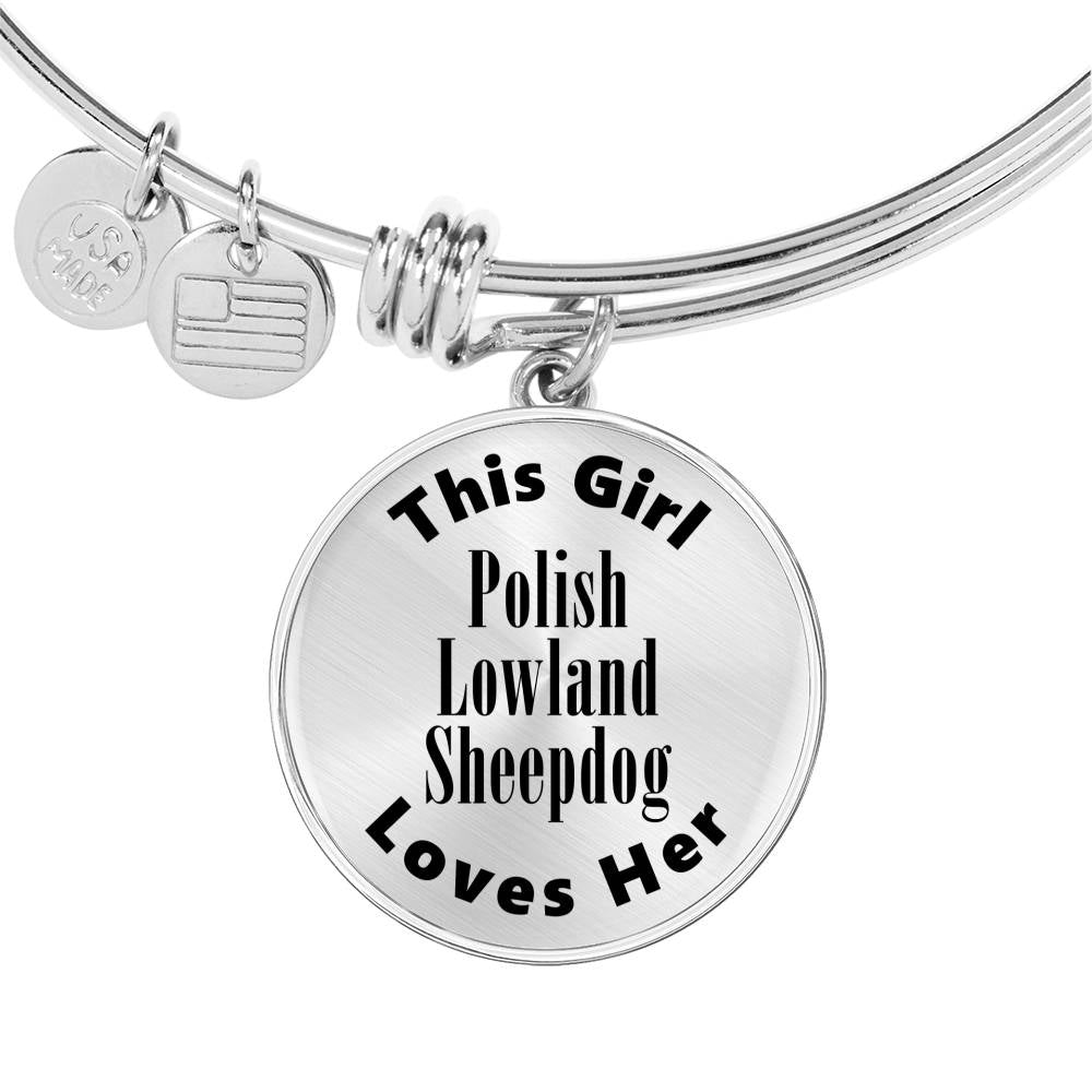 Polish Lowland Sheepdog - Bangle Bracelet