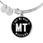 Heart In Montana v02 - Bangle Bracelet