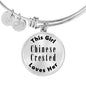 Chinese Crested - Bangle Bracelet