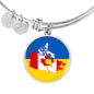 Ukrainian-Canadian - Bangle Bracelet