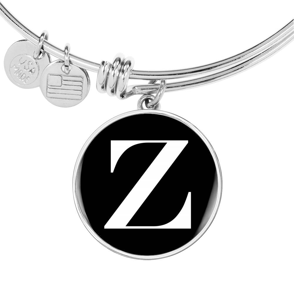 Initial Z v3a - Bangle Bracelet
