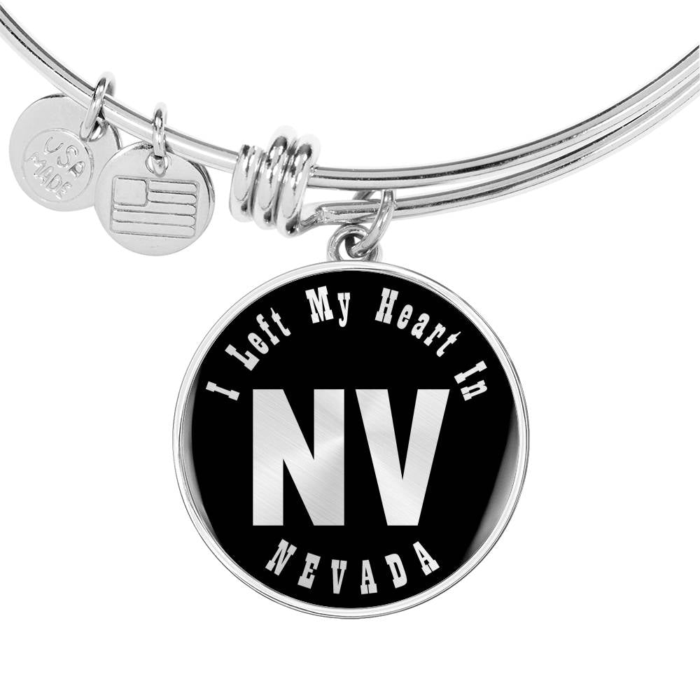 Heart In Nevada v02 - Bangle Bracelet