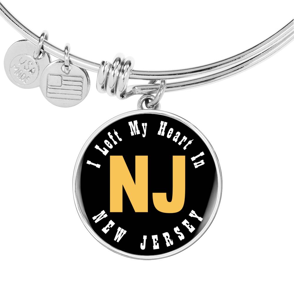 Heart In New Jersey - Bangle Bracelet