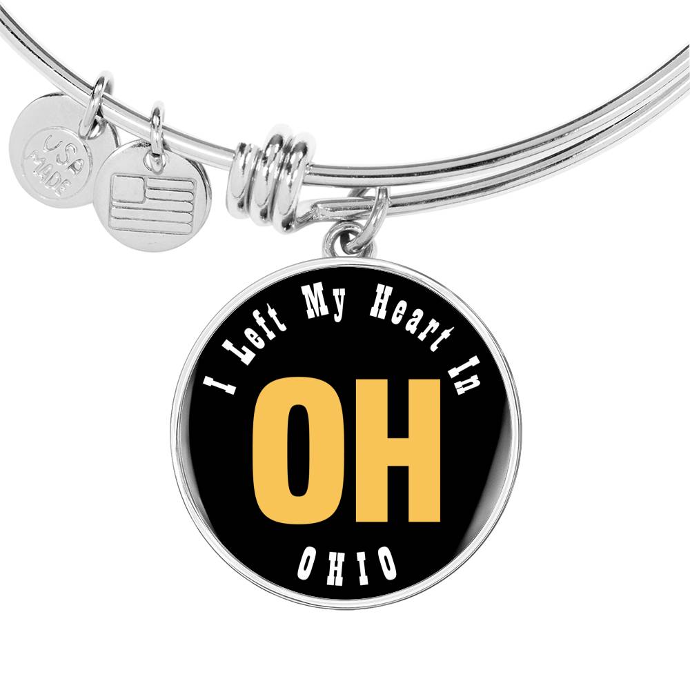 Heart In Ohio - Bangle Bracelet