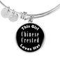 Chinese Crested v2 - Bangle Bracelet