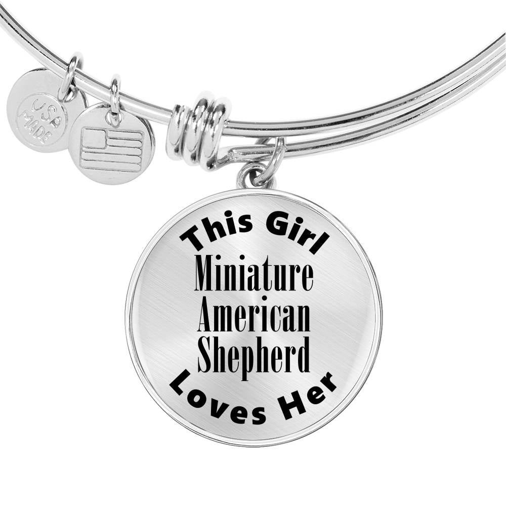 Miniature American Shepherd - Bangle Bracelet