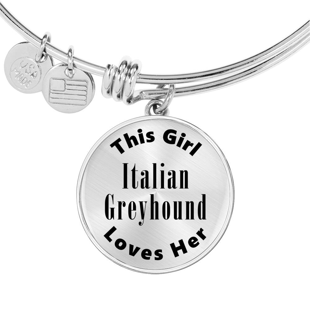 Italian Greyhound - Bangle Bracelet