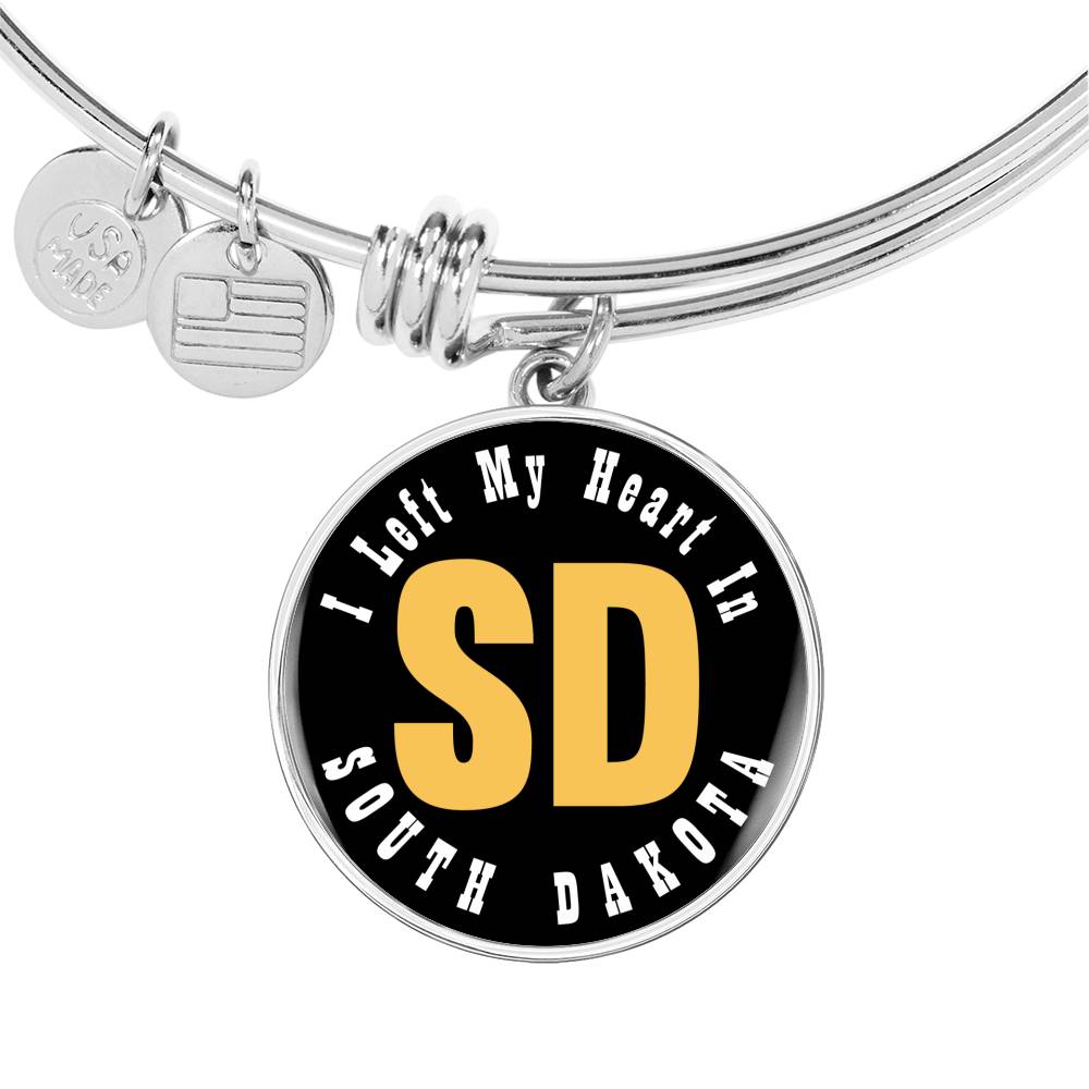Heart In South Dakota - Bangle Bracelet