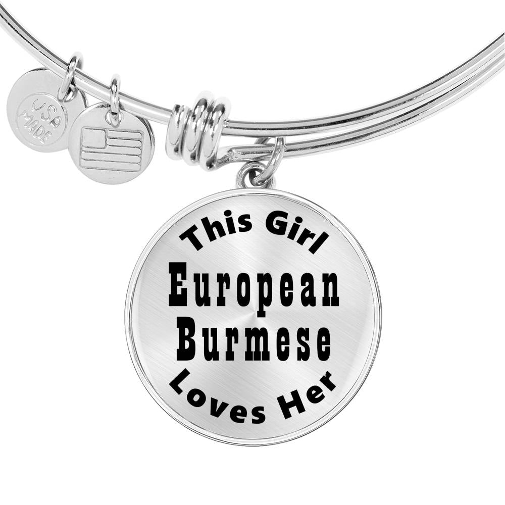 European Burmese - Bangle Bracelet