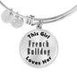 French Bulldog - Bangle Bracelet