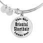 Oriental Shorthair - Bangle Bracelet