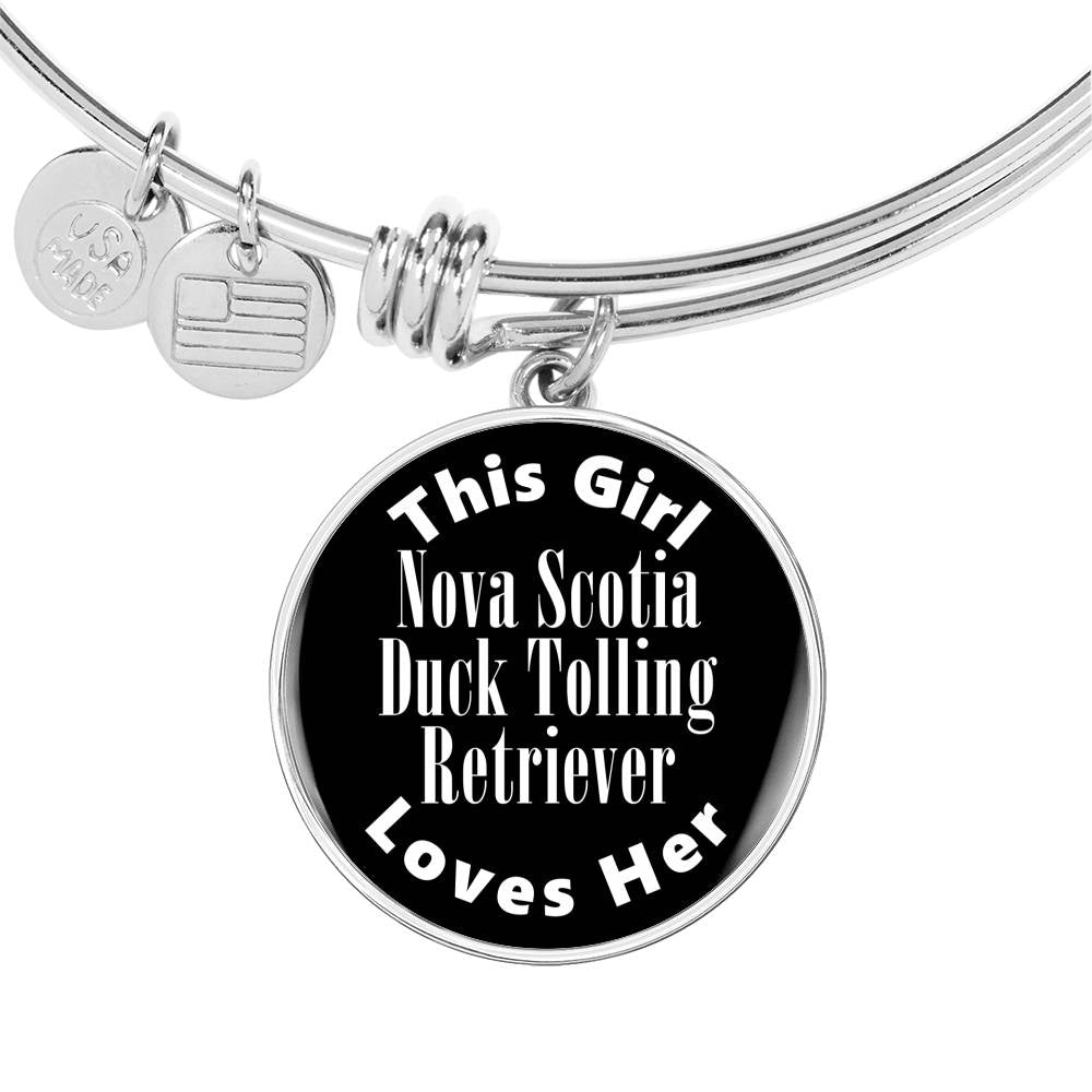 Nova Scotia Duck Tolling Retriever v2 - Bangle Bracelet