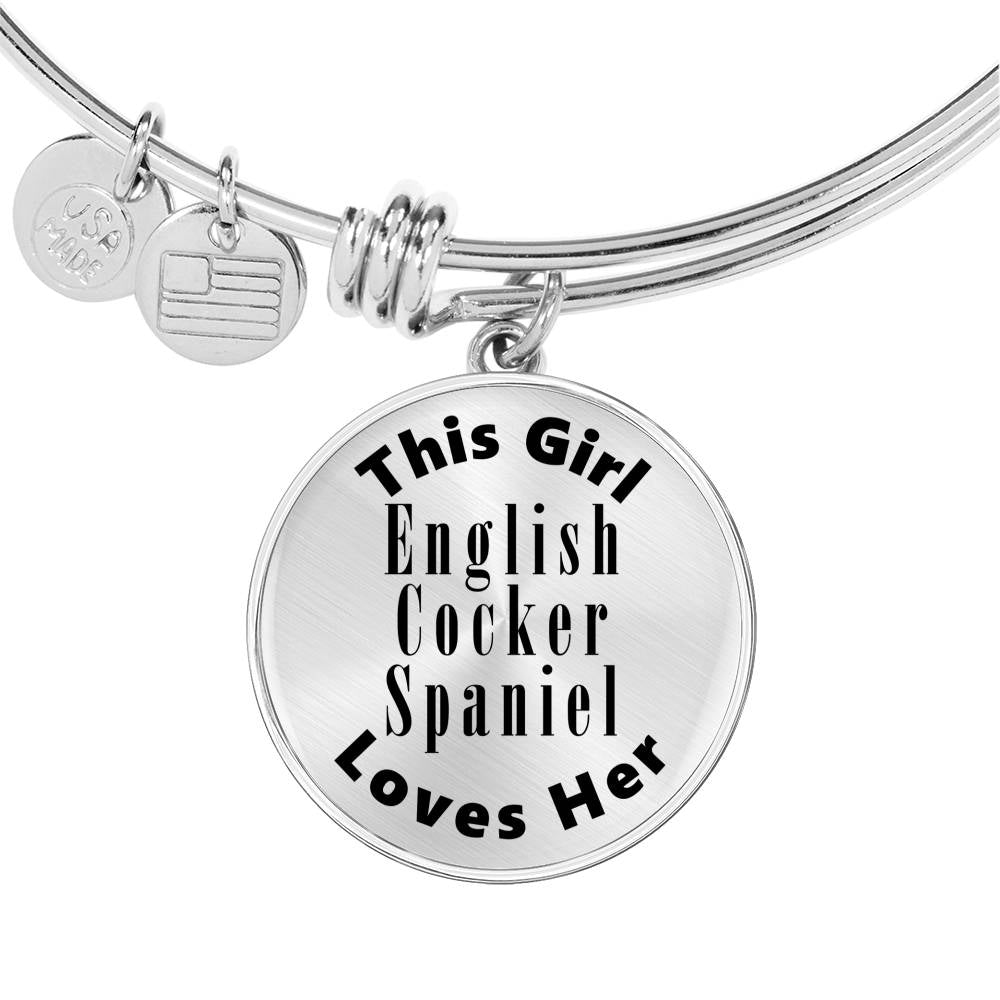 English Cocker Spaniel - Bangle Bracelet